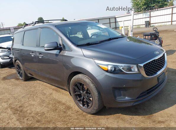 KNDMB5C12J6399537 2018 KIA SEDONA Black უკანა სალონის ხედი