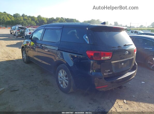 KNDMB5C13G6127958 2016 KIA SEDONA Black უკანა მარცხენა