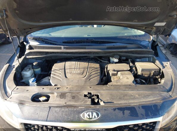 KNDMB5C13G6127958 2016 KIA SEDONA Black უკანა ხედი