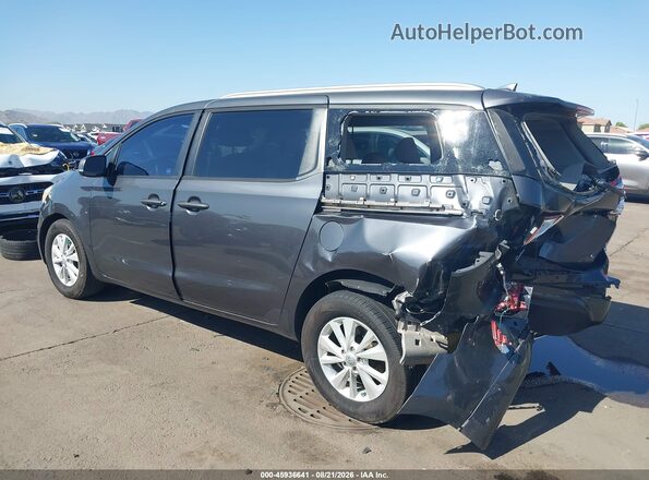 KNDMB5C13G6175797 2016 KIA SEDONA Gray Tył lewy