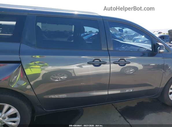 KNDMB5C13G6175797 2016 KIA SEDONA Gray Widok wnętrza z tyłu