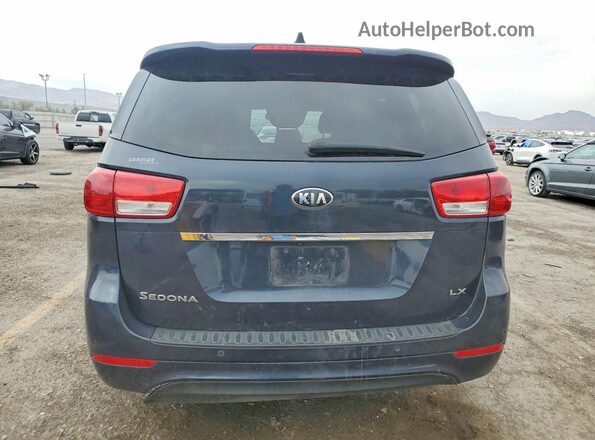 KNDMB5C13H6247907 2017 KIA SEDONA Gray Հետևի տեսք