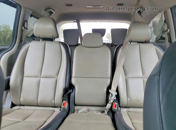 KNDMB5C13H6247907 2017 KIA SEDONA Gray Հետևի նստատեղերի տեսք