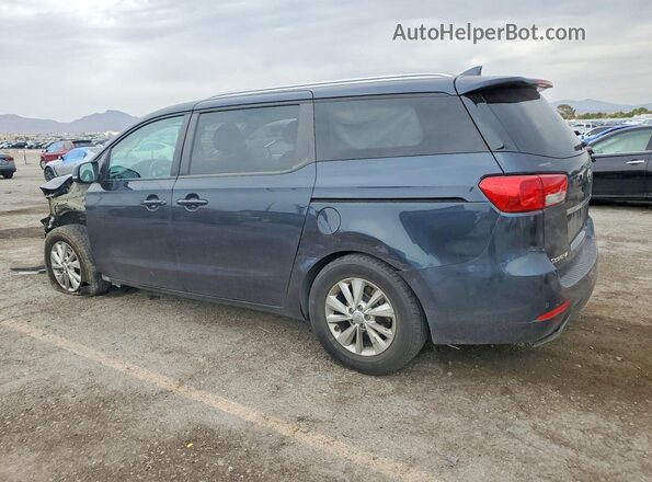 KNDMB5C13H6247907 2017 KIA SEDONA Gray Հետևի ձախ
