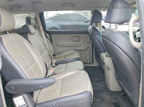 KNDMB5C13H6247907 2017 KIA SEDONA Gray Սալոնի հետևի տեսք