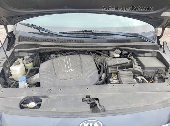 KNDMB5C13H6247907 2017 KIA SEDONA Gray Շարժիչի բաժամունքի տեսք