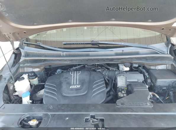 KNDMB5C13H6270314 2017 KIA SEDONA Brown Rear view