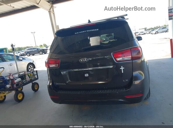 KNDMB5C13H6270314 2017 KIA SEDONA Brown 