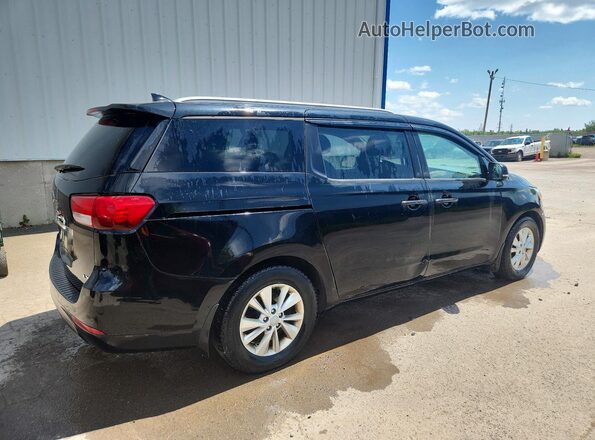 KNDMB5C13H6342967 2017 KIA SEDONA Black Trasero derecho