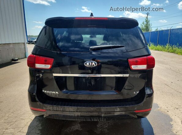 KNDMB5C13H6342967 2017 KIA SEDONA Black Vista trasera