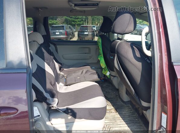 KNDMB5C13J6348595 2018 KIA SEDONA Maroon Widok naklejki z numerem VIN