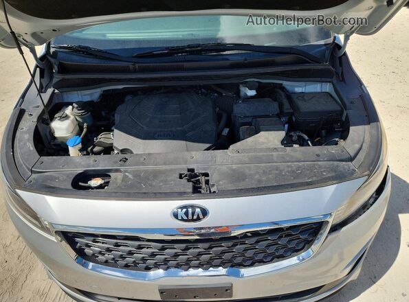 KNDMB5C13M6673509 2021 KIA SEDONA Silver Вид підкапотного простору