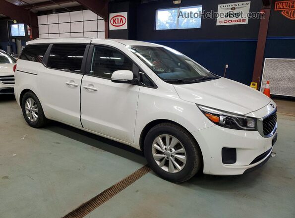KNDMB5C14G6114359 2016 KIA SEDONA White Przód prawy