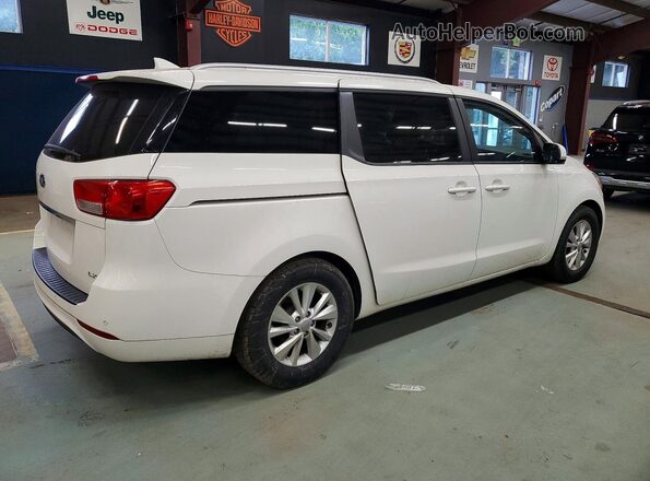 KNDMB5C14G6114359 2016 KIA SEDONA White Tył prawy