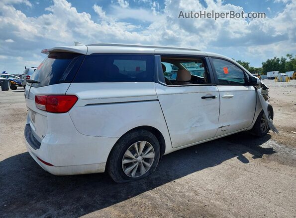 KNDMB5C14G6158085 2016 KIA SEDONA White Tył prawy