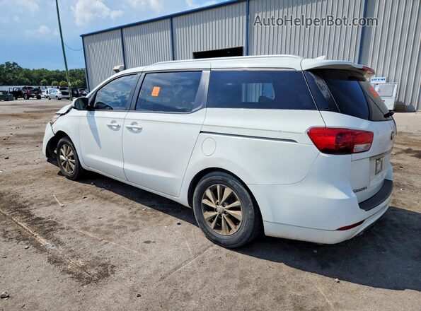 KNDMB5C14G6158085 2016 KIA SEDONA White Tył lewy