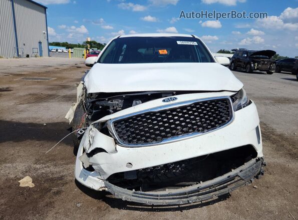 KNDMB5C14G6158085 2016 KIA SEDONA White Widok z przodu
