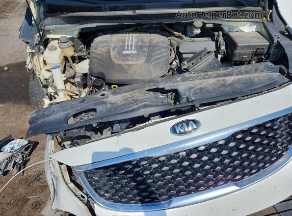 KNDMB5C14G6158085 2016 KIA SEDONA White Widok komory silnika