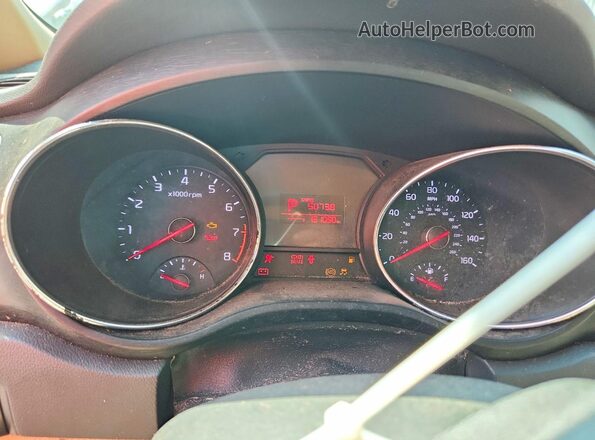 KNDMB5C14G6158085 2016 KIA SEDONA White Widok zestawu wskaźników