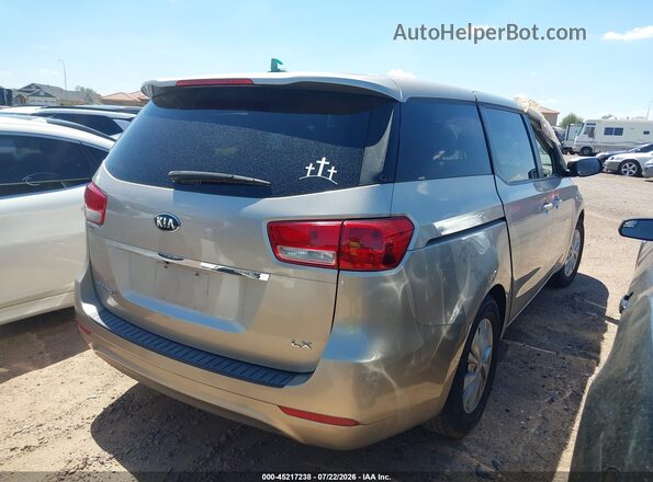 KNDMB5C14H6227987 2017 KIA SEDONA Beige Rear right