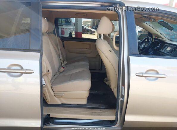 KNDMB5C14H6227987 2017 KIA SEDONA Beige VIN sticker view