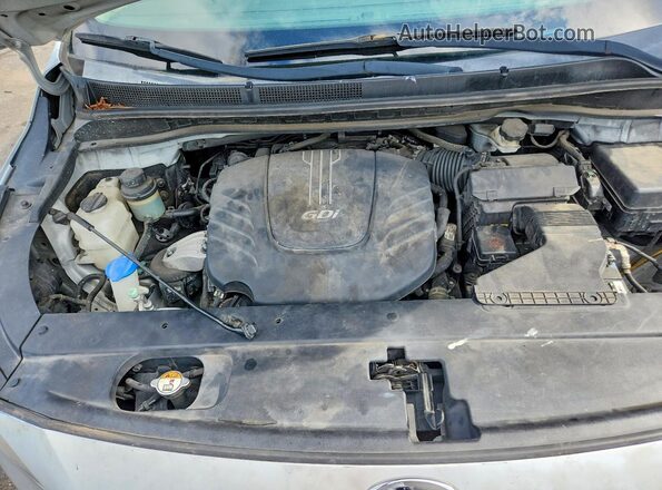 KNDMB5C14H6251898 2017 KIA SEDONA Silver Вид підкапотного простору