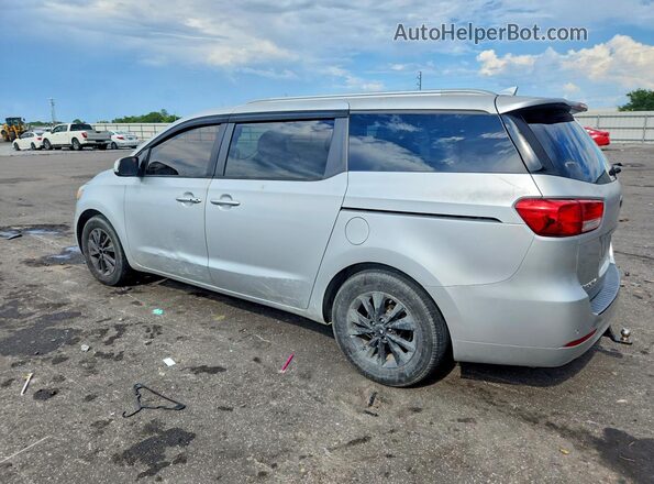KNDMB5C14H6251898 2017 KIA SEDONA Silver Задня ліва чверть