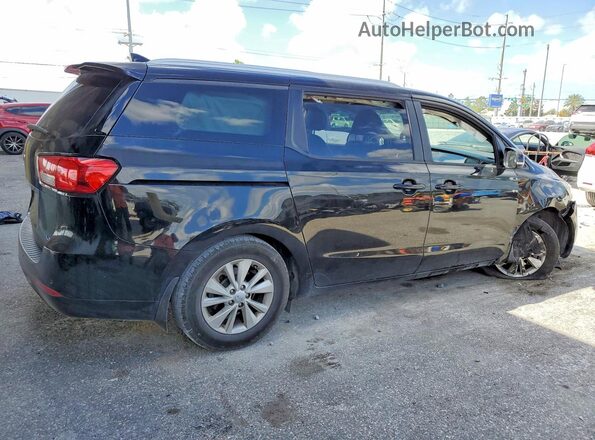 KNDMB5C14H6252761 2017 KIA SEDONA Black Trasero derecho