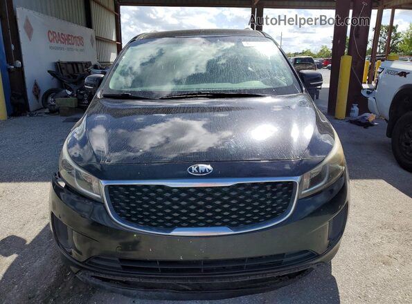 KNDMB5C14H6252761 2017 KIA SEDONA Black Vista frontal