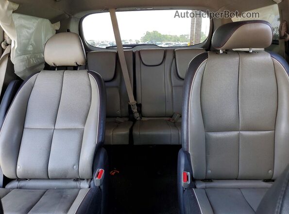 KNDMB5C14H6252761 2017 KIA SEDONA Black Vista de los asientos traseros