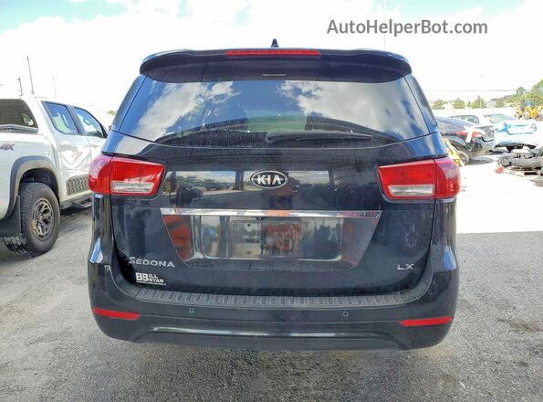 KNDMB5C14H6252761 2017 KIA SEDONA Black Vista trasera