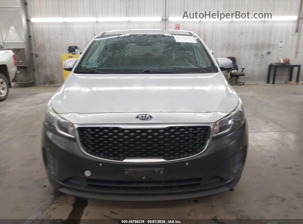 KNDMB5C14H6279720 2017 KIA SEDONA Серебряный Вид щитка приборов