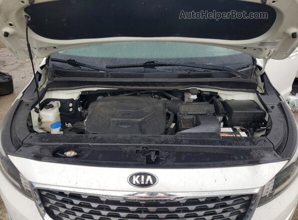 KNDMB5C14K6532803 2019 KIA SEDONA Белый Вид подкапотного пространства