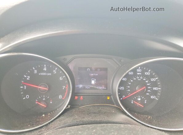 KNDMB5C14K6532803 2019 KIA SEDONA Белый Вид щитка приборов