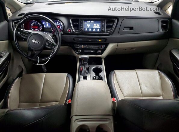 KNDMB5C14M6664771 2021 KIA SEDONA Silver Вид панелі приладів