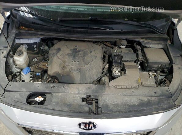 KNDMB5C14M6664771 2021 KIA SEDONA Silver Вид підкапотного простору