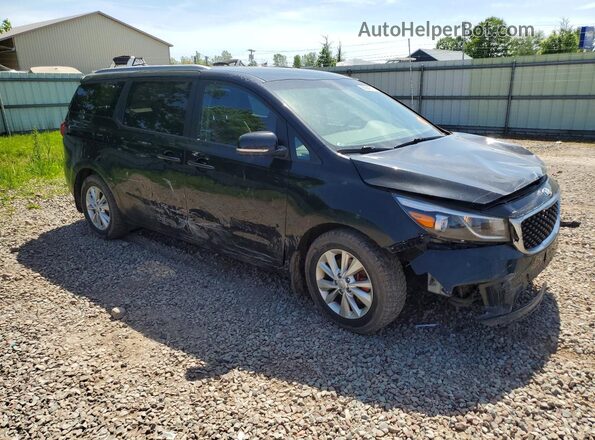 KNDMB5C15G6092095 2016 KIA SEDONA Black Front right