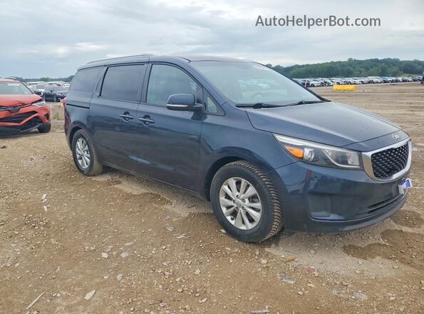 KNDMB5C15G6127993 2016 KIA SEDONA Gray Передня права чверть