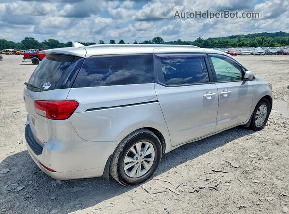 KNDMB5C15G6202823 2016 KIA SEDONA Silver Tył prawy