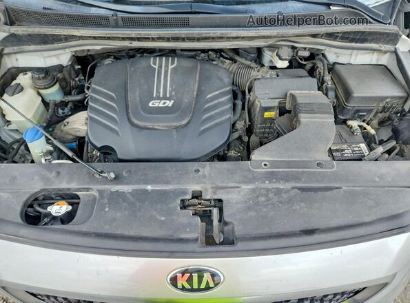 KNDMB5C15G6202823 2016 KIA SEDONA Silver Widok komory silnika