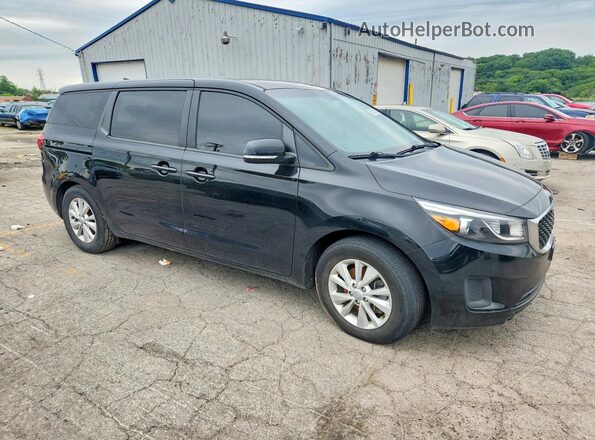 KNDMB5C15H6225892 2017 KIA SEDONA Black Front right