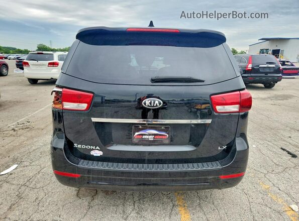 KNDMB5C15H6225892 2017 KIA SEDONA Black Rear view