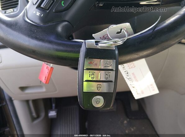 KNDMB5C15H6314250 2017 KIA SEDONA Brown Вид панелі приладів