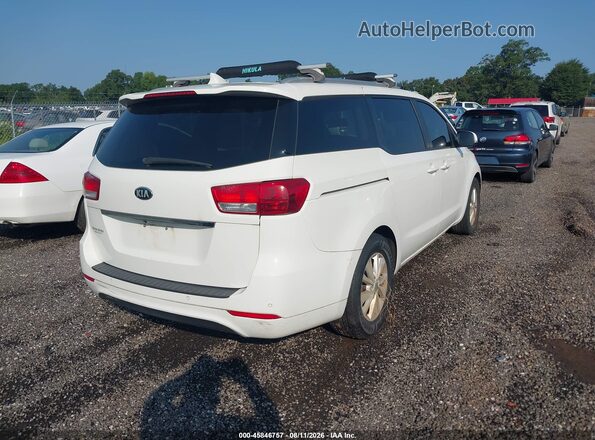 KNDMB5C15J6376396 2018 KIA SEDONA White Trasero derecho