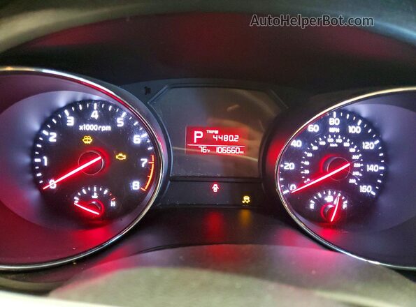 KNDMB5C16G6085933 2016 KIA SEDONA Black Instrument cluster view