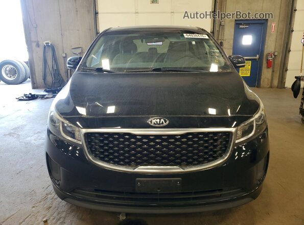KNDMB5C16G6085933 2016 KIA SEDONA Black Front view