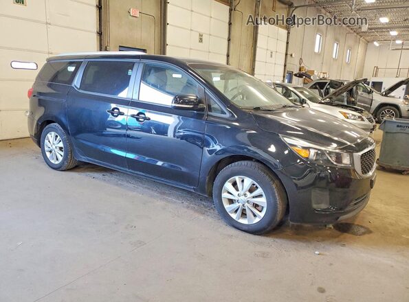 KNDMB5C16G6085933 2016 KIA SEDONA Black Front right