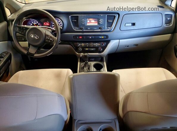 KNDMB5C16G6085933 2016 KIA SEDONA Black Dashboard view