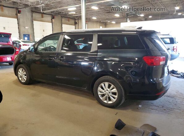 KNDMB5C16G6085933 2016 KIA SEDONA Black Rear left