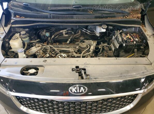 KNDMB5C16G6085933 2016 KIA SEDONA Black Engine compartment view